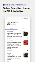 NZZ Nachrichten screenshot