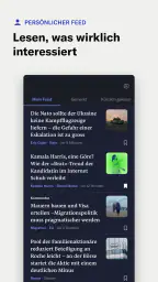 NZZ Nachrichten screenshot