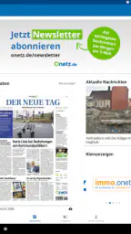 Oberpfalz Medien E-Paper screenshot