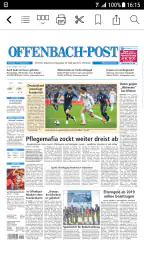 Offenbach-Post E-Paper screenshot