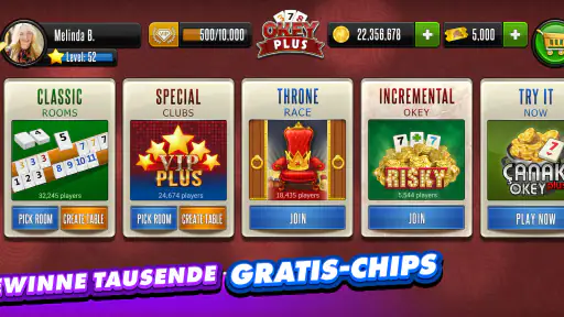 Okey Plus screenshot