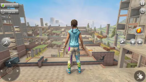 Only Up Sky Rooftop Parkour 3D screenshot