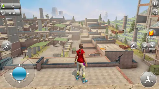 Only Up Sky Rooftop Parkour 3D screenshot