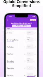 Opioid Conversion Calculator screenshot