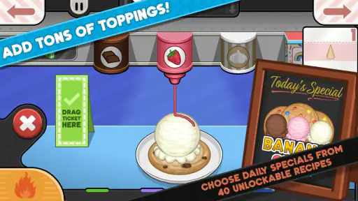 Papa's Scooperia To Go! screenshot