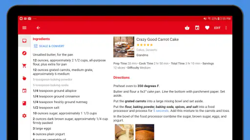 Paprika Recipe Manager 3 screenshot