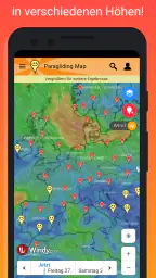 Paragliding Map screenshot