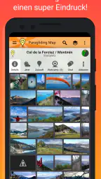 Paragliding Map screenshot