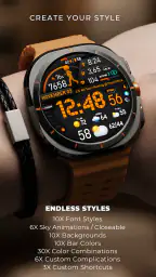 PER23 Digital Watch Face screenshot
