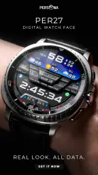 PER27 Digital Watch Face screenshot