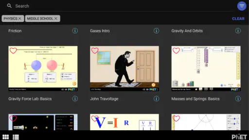 PhET Simulationen screenshot