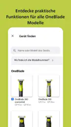 Philips OneBlade (Daily Care) screenshot