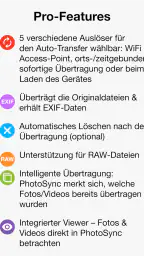 PhotoSync – Fotos übertragen screenshot