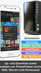 PhotoSync NAS Add-On screenshot
