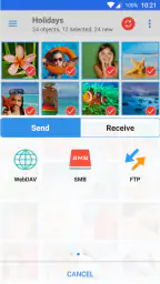 PhotoSync NAS Add-On screenshot