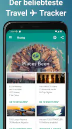 Places Been - Reise Karte screenshot
