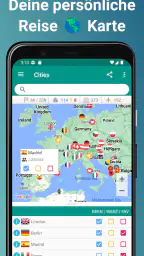Places Been - Reise Karte screenshot
