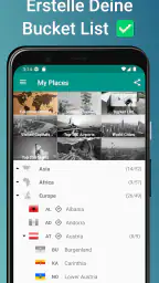 Places Been - Reise Karte screenshot