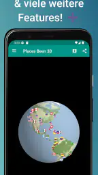 Places Been - Reise Karte screenshot