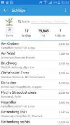 Plantivo Ackerschlagkartei screenshot