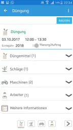 Plantivo Ackerschlagkartei screenshot