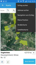 Plantivo Ackerschlagkartei screenshot