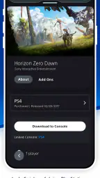 PlayStation App screenshot