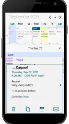 Pocket Informant screenshot