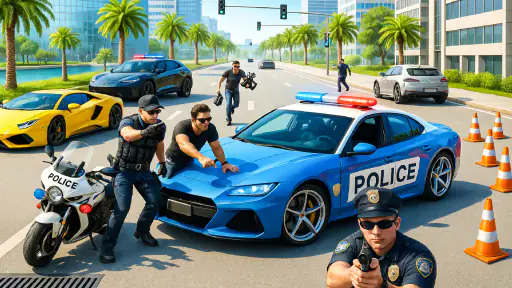 Police Car Chase: police Games screenshot