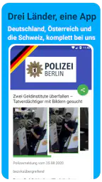 Polizeireport screenshot
