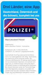 Polizeireport screenshot