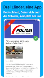 Polizeireport screenshot