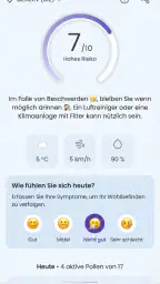 Pollenflug & Pollen Alarm screenshot