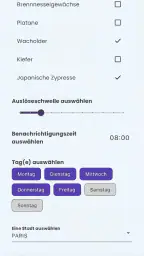Pollenflug & Pollen Alarm screenshot