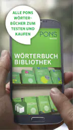 PONS Wörterbuch Bibliothek – O screenshot