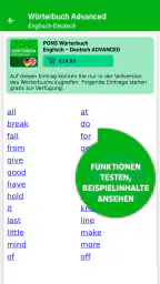 PONS Wörterbuch Bibliothek – O screenshot