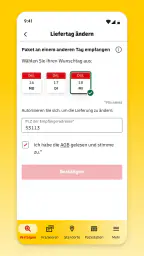 Post & DHL screenshot