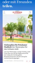 Potsdamer Neueste Nachrichten screenshot