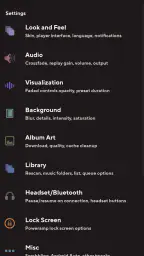 Poweramp screenshot