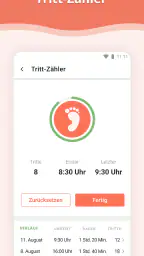 Schwangerschafts-App screenshot