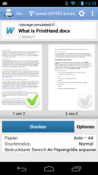 PrintHand Mobile Print Premium screenshot