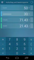 Prozentrechner screenshot