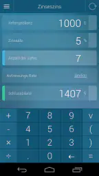 Prozentrechner screenshot