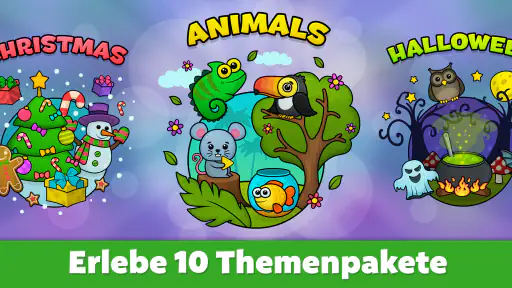 Puzzle & Malspiele für Kinder screenshot