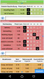 PVC Fenster Konfigurator screenshot