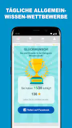 QuizzClub Allgemeinwissen Quiz screenshot