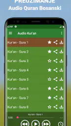 Quran Bosanski Audio mp3 app screenshot