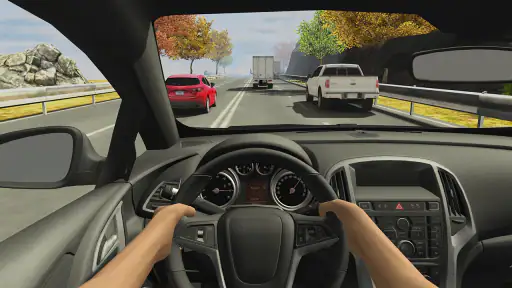 Racing in Car 2 screenshot