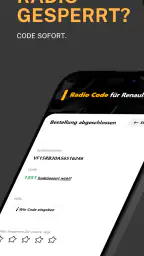 Renault Radio Code screenshot
