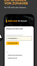 Renault Radio Code screenshot